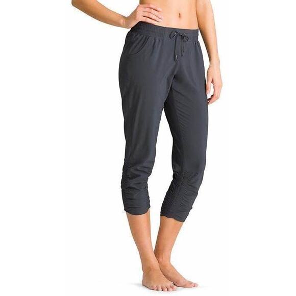 Athleta Gray Prima Capri Jogger Pants Size 2 - Picture 1 of 6